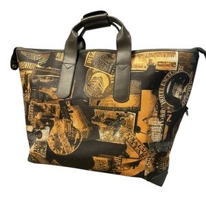 Sydney Love‎ Women’s Hotel Travel Theme Duffel Deep Handbag 16”x13”